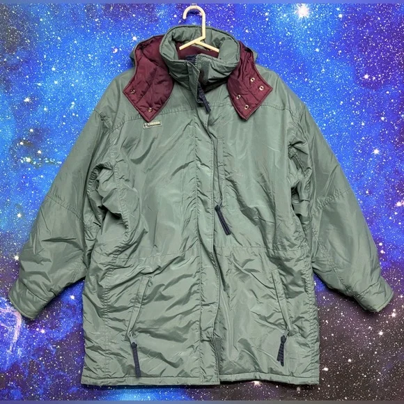Columbia Sportswear Women's Green Ski Jacket with Hood Size Lg - Picture 3 of 7
